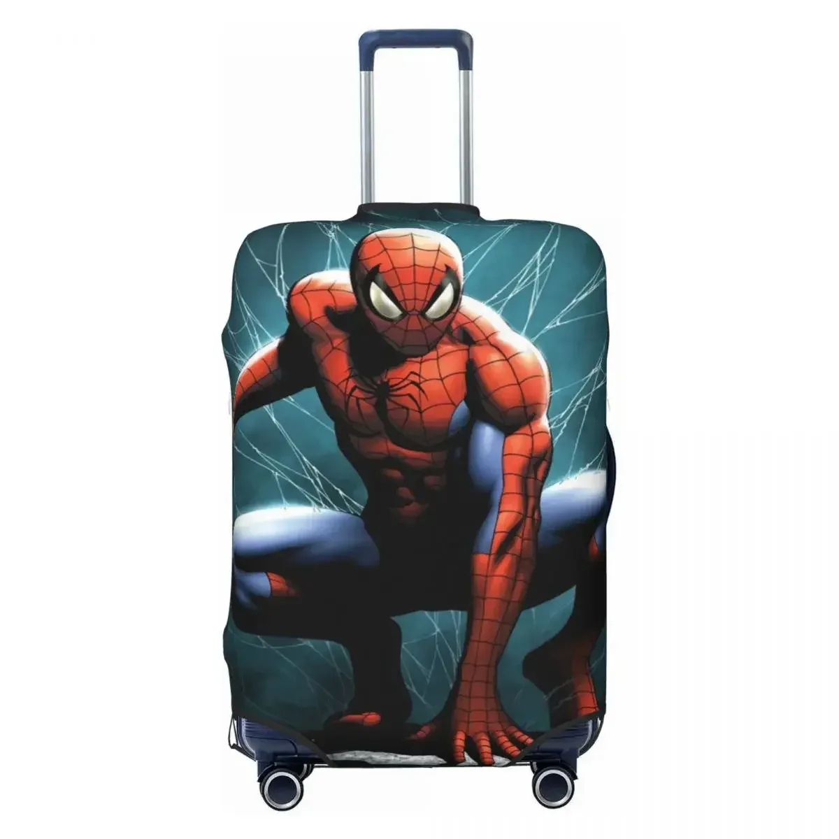 housse de protection pour bagages anti-poussière de 18 à 32 pouces, imprimé araignée, élastique, anti-rayures, lavable, durable, housse de protection pour voyage