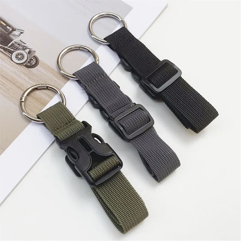  sac à dos à sangle fixe pour bagages de voyage, sangle externe portable avec boucle de dégagement, boucle de suspension multifonctionnelle pour sac à dos