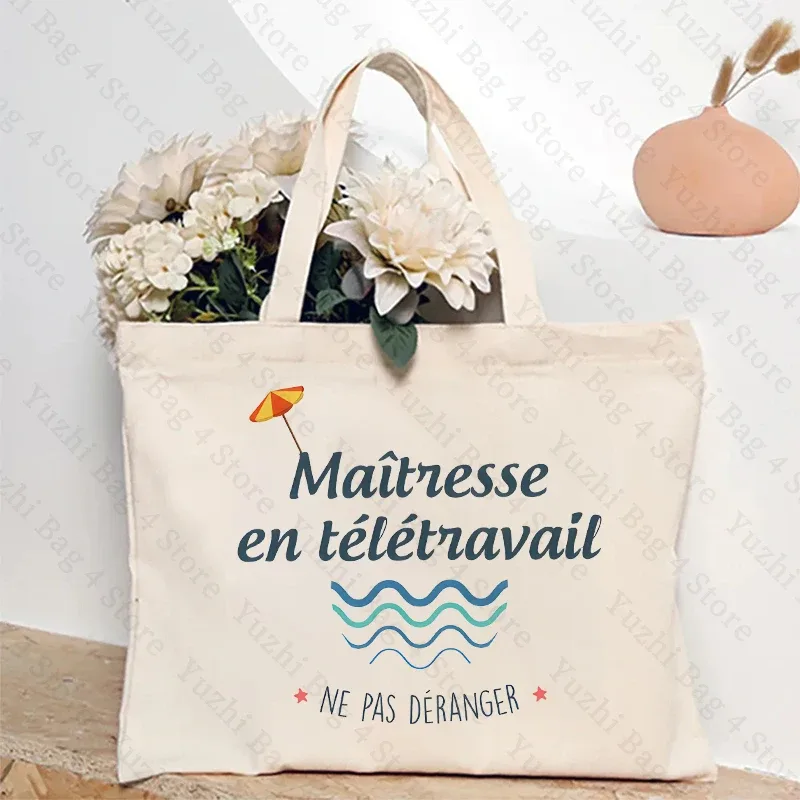 sac fourre-tout de shopping de mode pour femmes avec professeur de chouette et sac à bandoulière design hibou cadeau pour éducatifs cadeau maitresse d'école