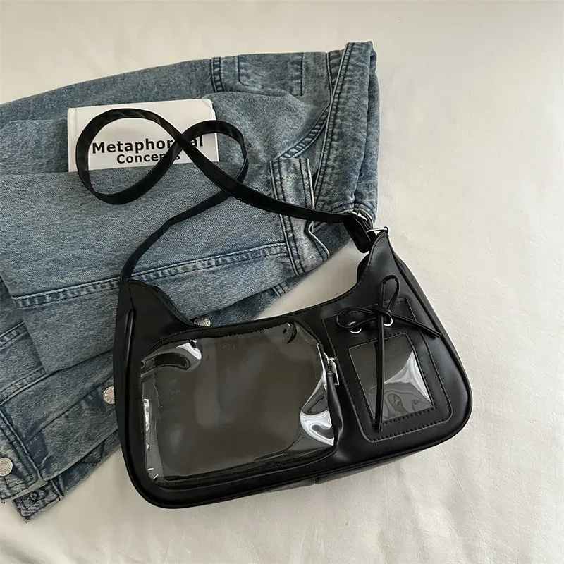 sac bandoulière polyvalent et léger pour les trajets quotidiens et les loisirs, tendance mode de niche, haute valeur, transparent