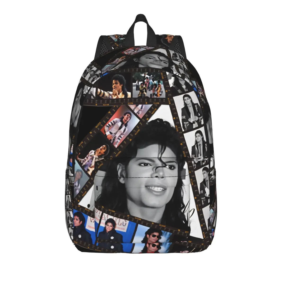 michael mj sac à dos unisexe en polyester, sacs de voyage durables et élégants, sacs à dos pour lycée