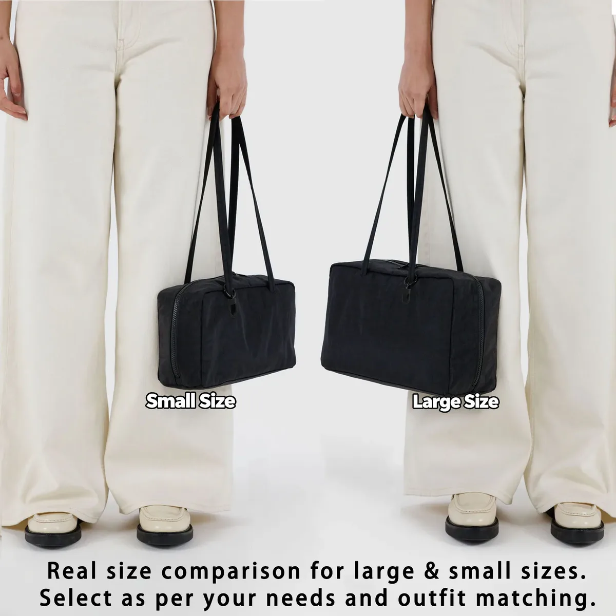 sac fourre-tout en nylon, sac à bandoulière pour femme avec clip porte-clés, sac à main léger à fermeture éclair, idéal pour le travail quotidien, les voyages, la gym, cadeau pour maman