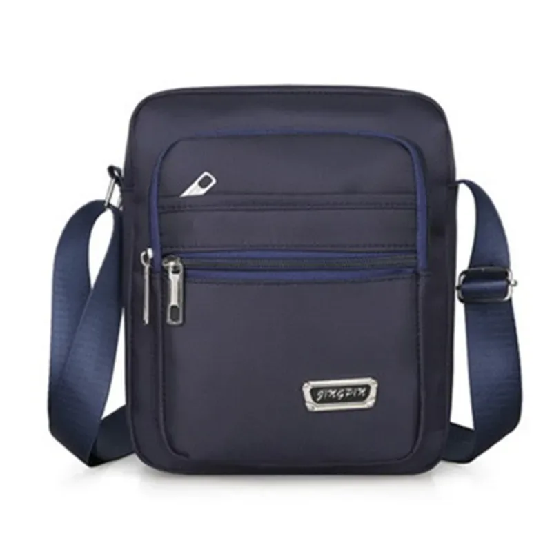 sac à bandoulière en nylon pour hommes, sac à main portable de grande capacité pour loisirs d'affaires, multicouche étanche, sacs à bandoulière d'été pour hommes