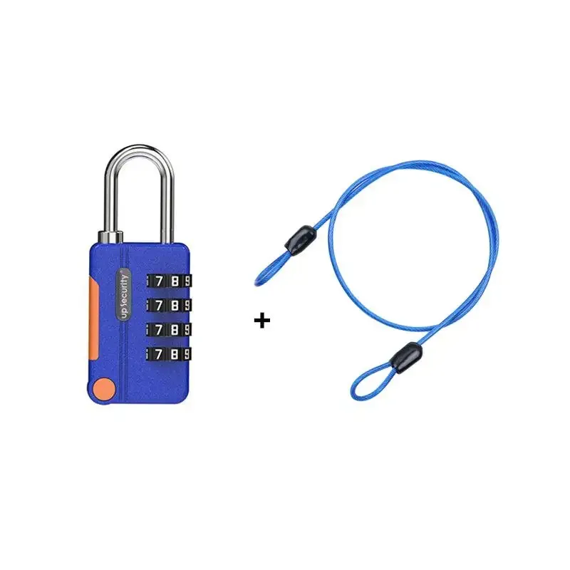 cadenas combinatoire multicolore chiffres quatre code réinitialisable anse métallique robuste protection voyage effets personnels scénarios divers
