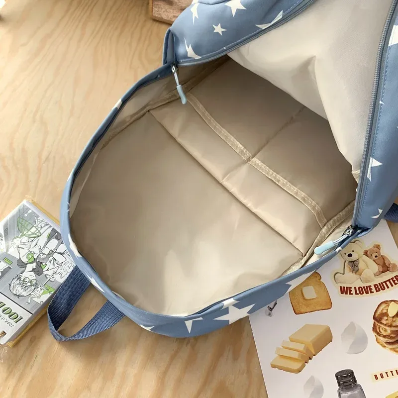 sac à dos étoile pour femmes et hommes, 17 pouces, sac à dos pour ordinateur portable, sac d'université, mignon sac à dos de voyage pour étudiant, sac à livres décontracté pour la rentrée scolaire