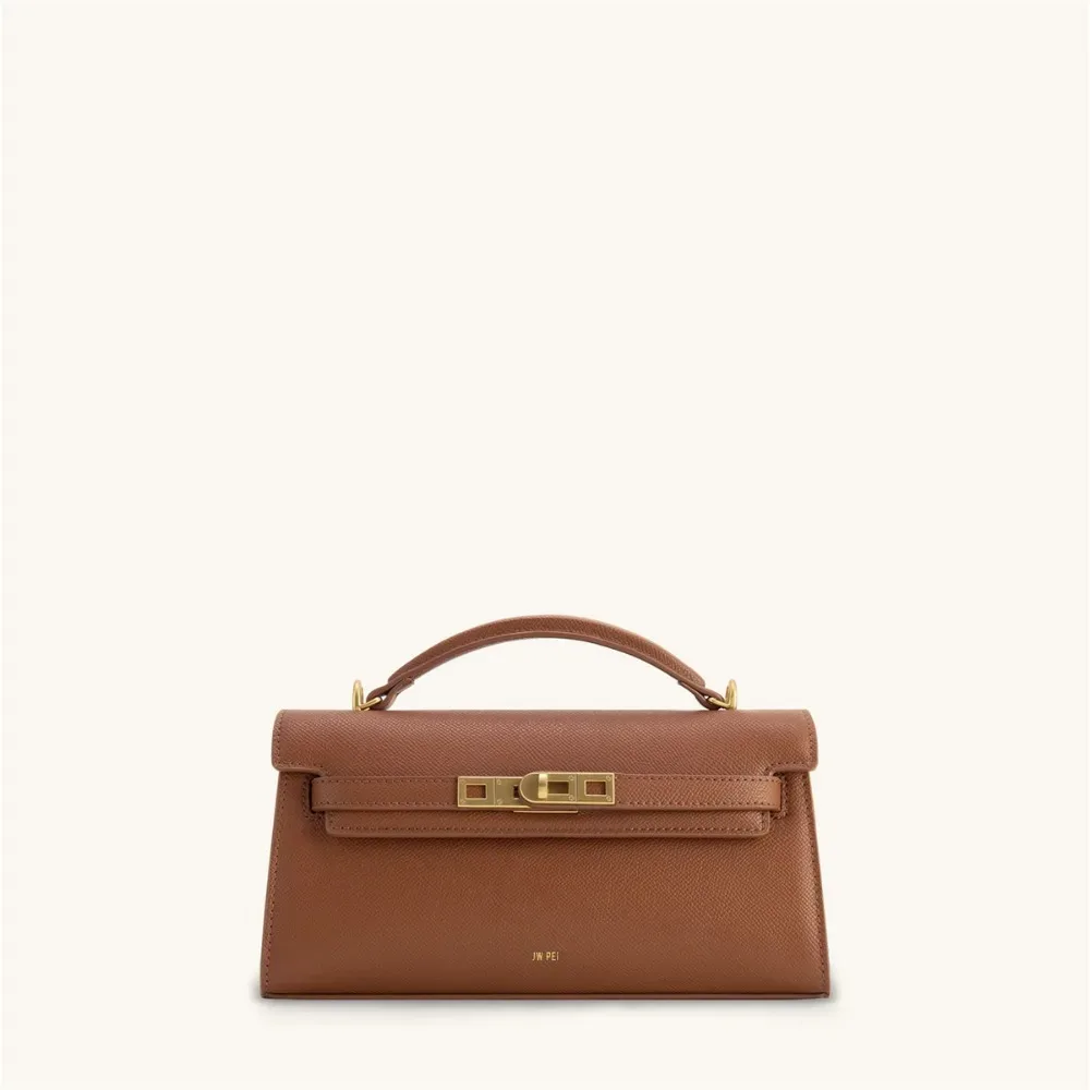 sac à main jw pei en cuir gaufré crocodile, sac de luxe convertible pour femme, sac bandoulière et sac à épaule de style nouveau