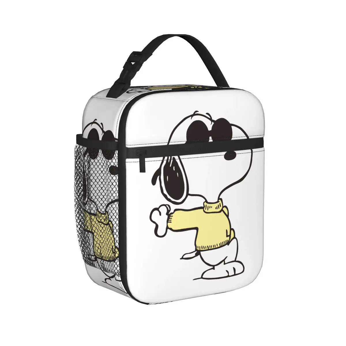 s-dog-snoopies cartoon merch sac isotherme pour le déjeuner, sac isotherme pour le travail, sac de rangement pour aliments, boîtes à déjeuner thermiques portables