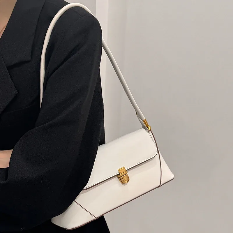 sacs à main à rabat en cuir pu pour femmes, sacs initiés sous les bras, fourre-tout femme, style français, créateur tendance, mode