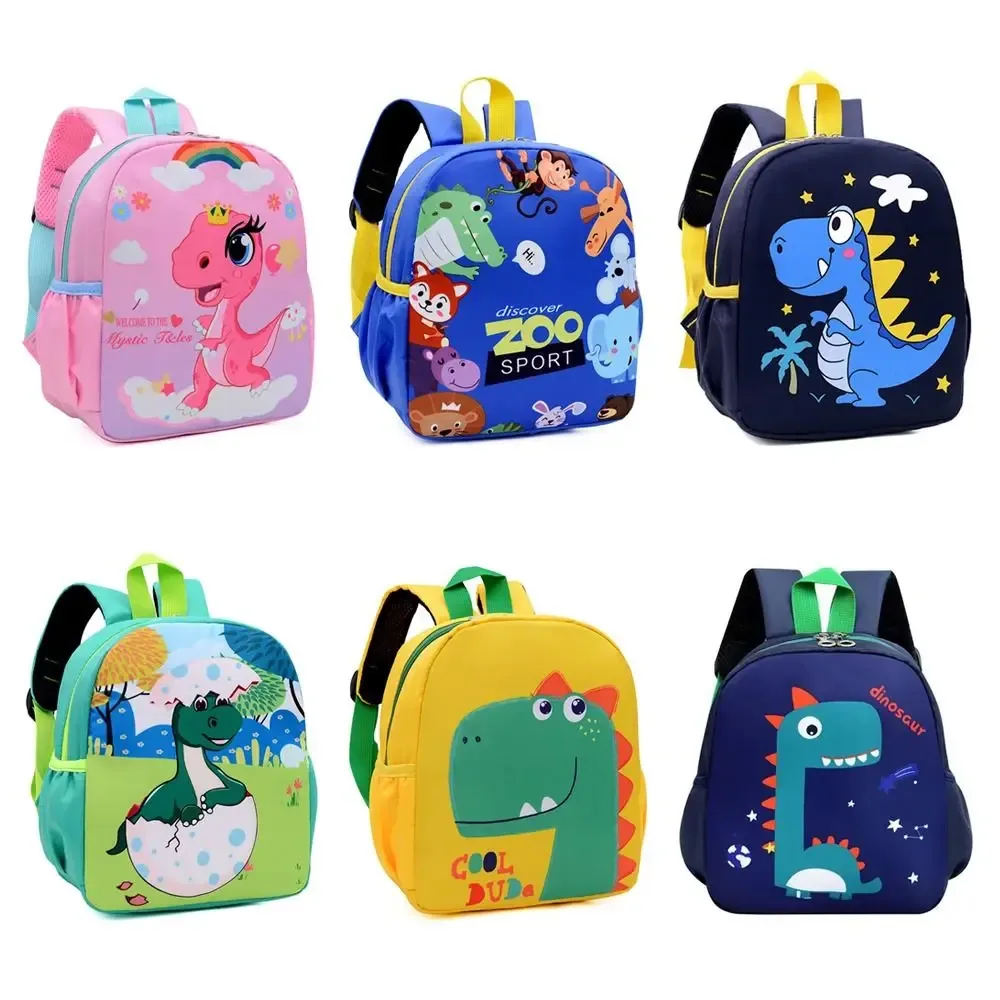 sac à dos de maternelle à motif de dessin animé, sac d'écolier, sac à main dinosaure
