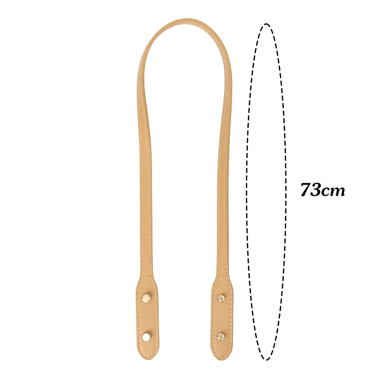 2 sangles de remplacement réglables en pu pour sacs à bandoulière, double couche, avec accessoires à vis, outils de bricolage faits main