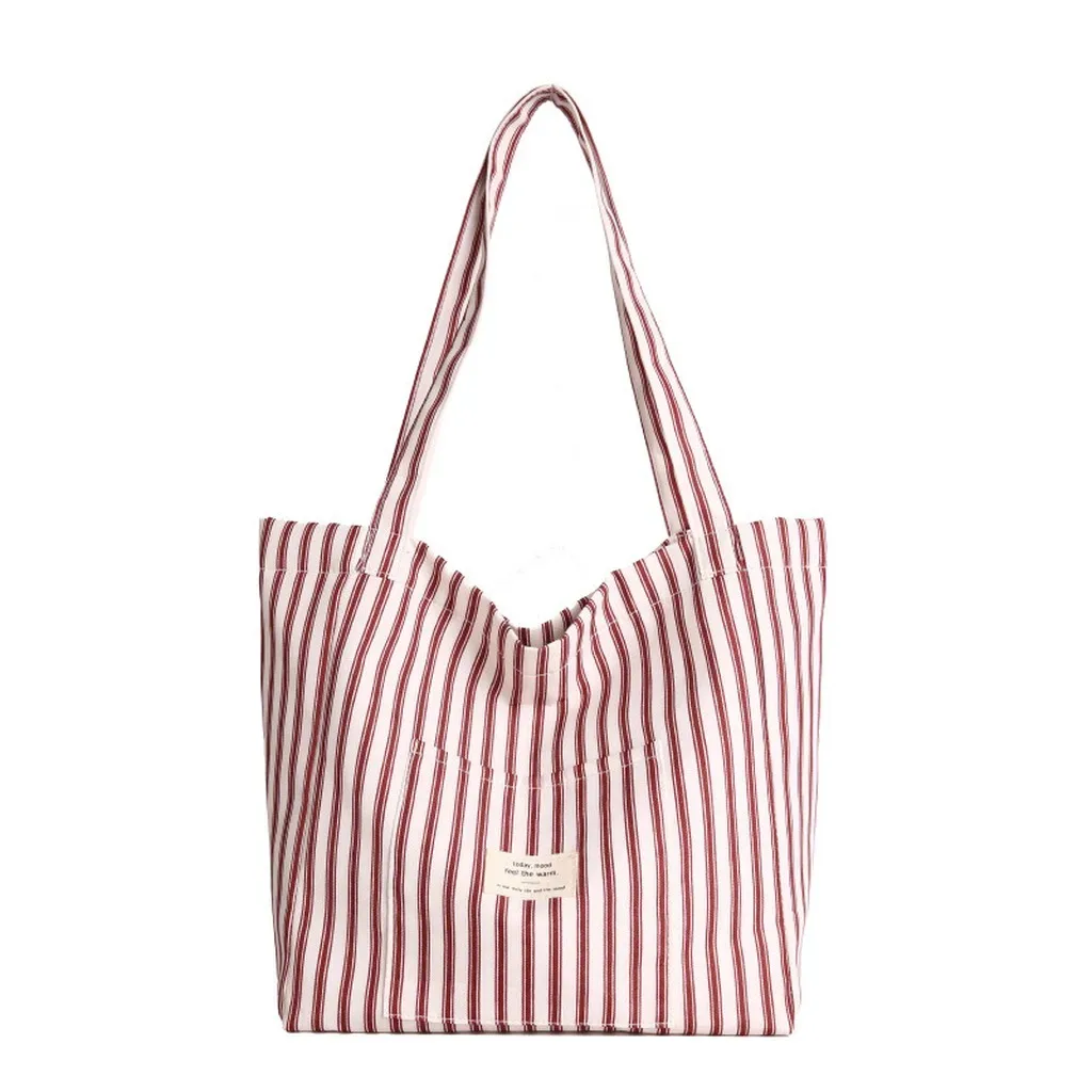 nouveau sac de plage cabas tendance pour femme en toile rayée grande capacité sac à bandoulière sac à main cabas sacs à bandoulière ﻿