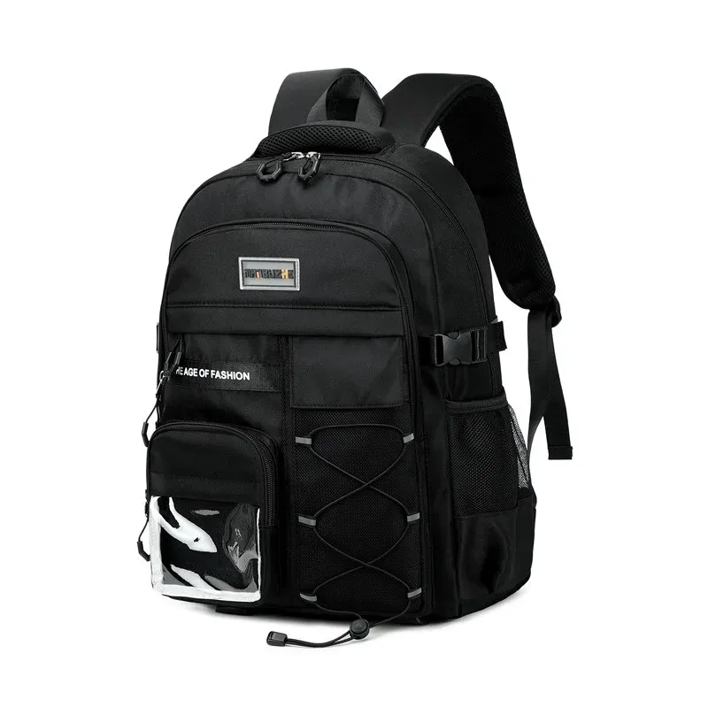 mode hommes sac à dos collégiens sac d'école sport loisirs deux sacs à bandoulière grande capacité étanche voyage sac à dos