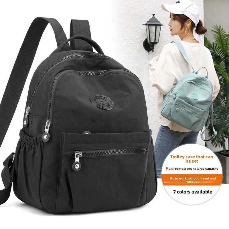 sac à dos oxford en nylon pour femmes, élégant, tendance coréenne, petit sac à dos polyvalent en toile, sac de voyage pour maman
