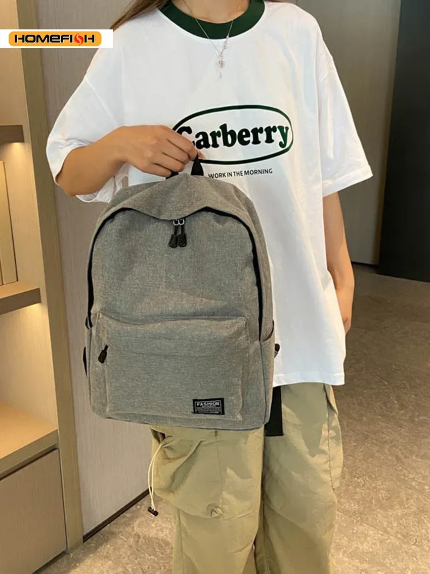 sac à dos tendance et minimaliste pour hommes, sac à dos polyvalent de grande capacité, sac d'école pour étudiants, sac de voyage pour ordinateur, sac à dos unisexe lavable