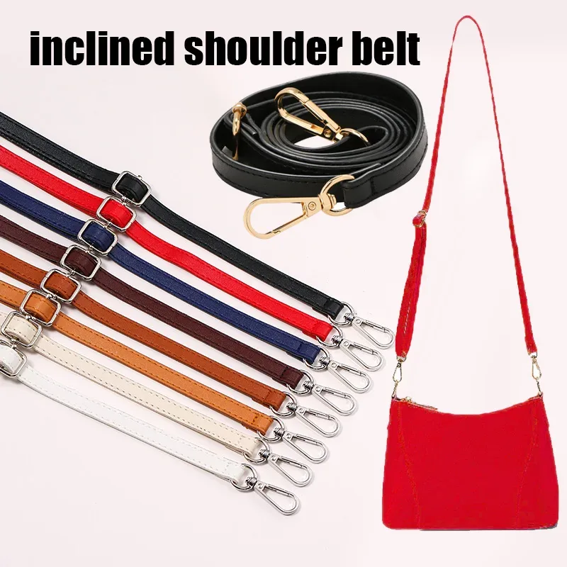 sangle de sac longue en cuir pu de 125cm, sangle de sac à bandoulière de 1.2cm de large, accessoires pour sacs à main, sangle de sac en pu de mode pour ceintures à bandoulière