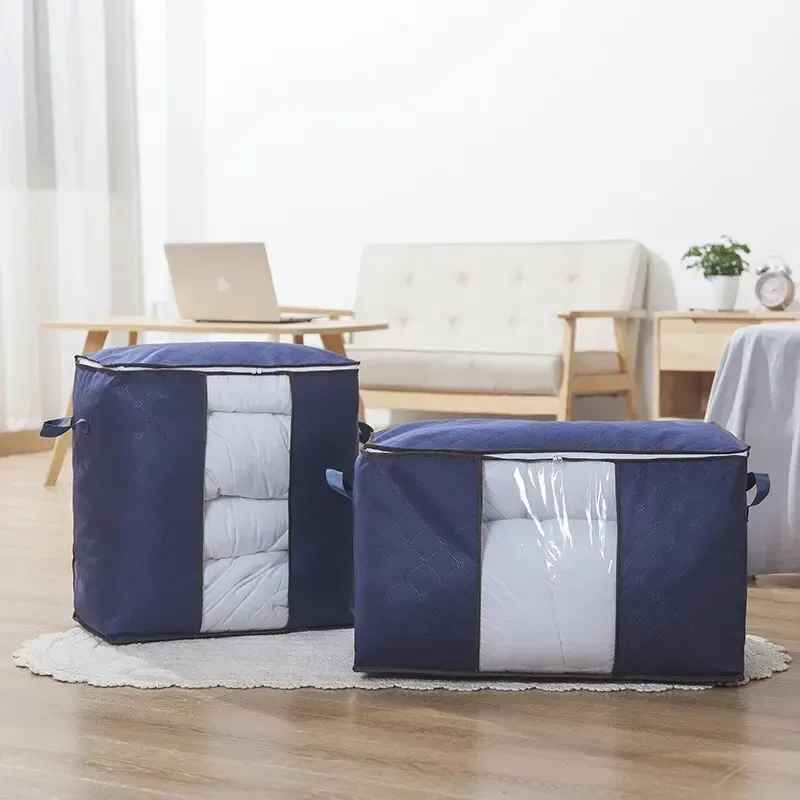 sac de rangement pour vêtements et couette, sac de rangement pour bagages, emballage mobile, sac résistant à l'humidité, sac de rangement pour couette non tissée, sac d'emballage