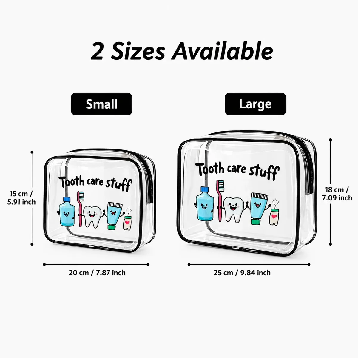 sac fourre-tout transparent multifonctionnel - étui de transport transparent à fermeture éclair pour articles de toilette, maquillage, électronique, idéal pour les voyages, la salle de sport, l'aéroport