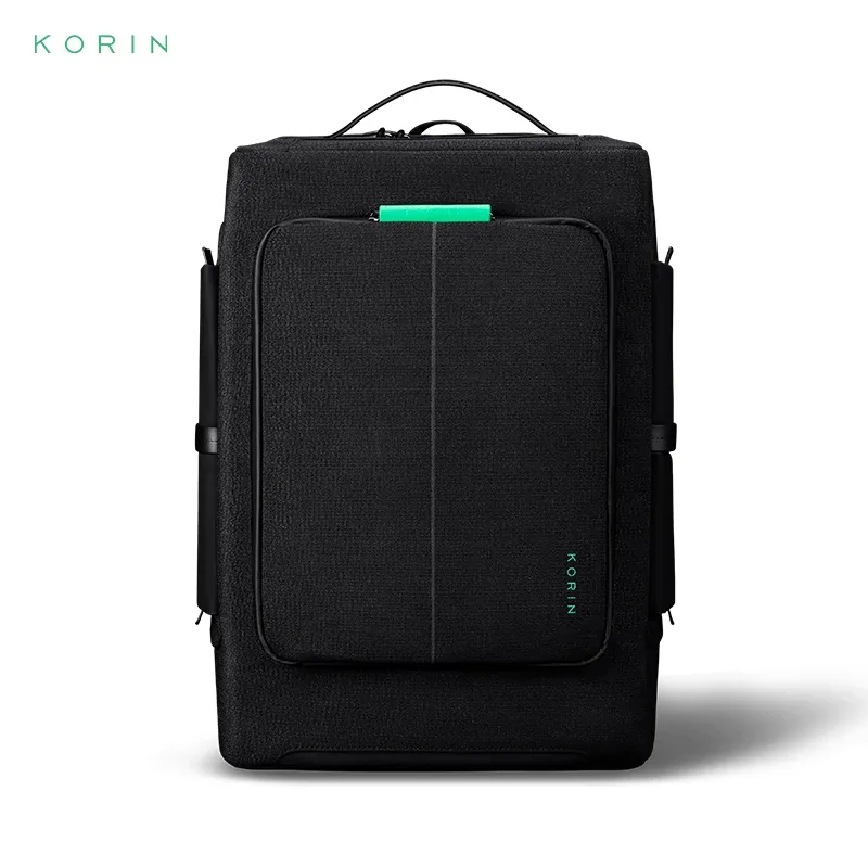 korin hubpack 33 sac à dos antivol et anti-coupure pour hommes et femmes, ordinateur portable 16 pouces, étanche, magnétique, 180 °   nouvelle porte de charge usb-c 2026
