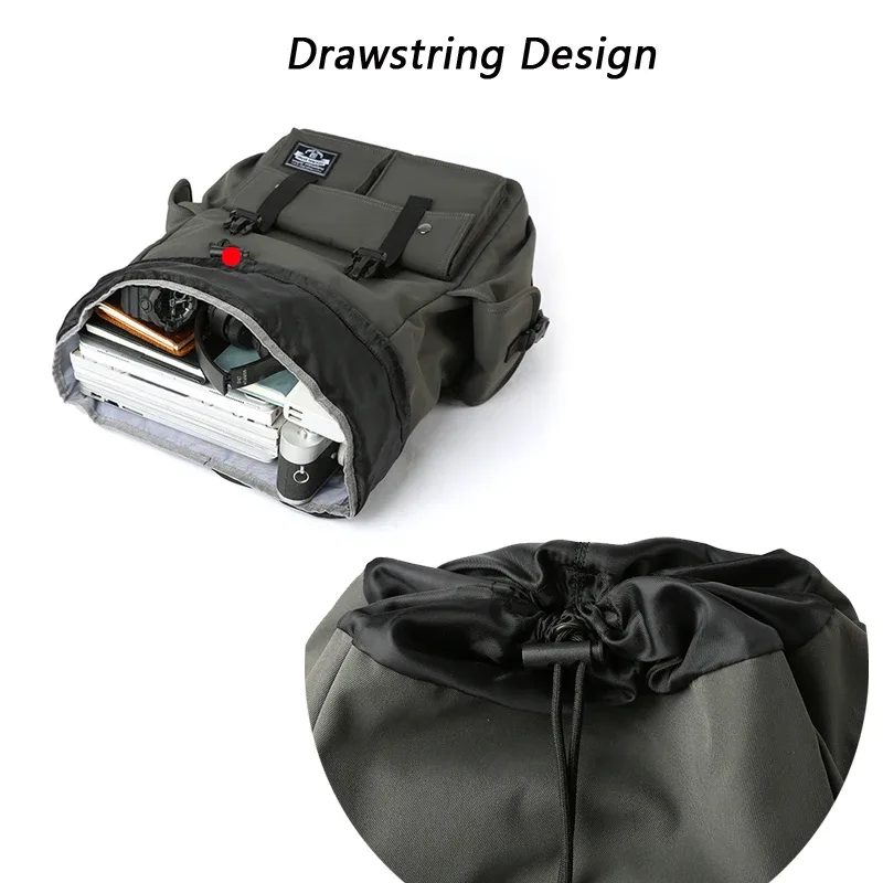 mode étanche grande capacité cordon sac à dos pour hommes oxford durable voyage collège étudiant ordinateur portable sac d'école bookbag
