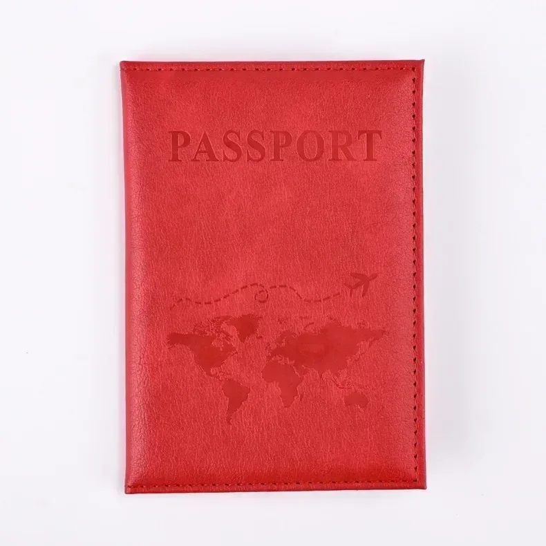housse de passeport de voyage pour femmes et hommes, porte-passeport, étui pour cartes de crédit