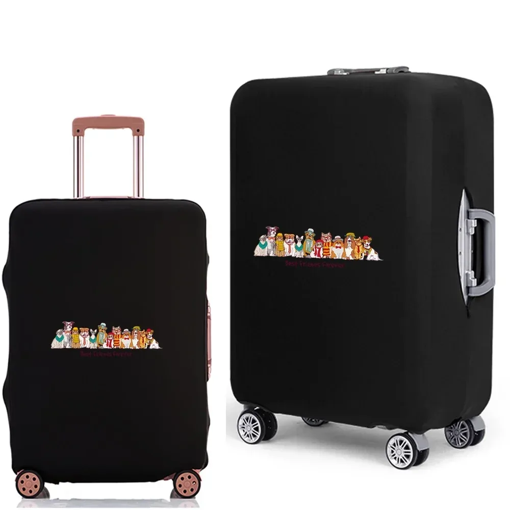 juste de protection élastique pour bagages de voyage, étui épais, housse anti-poussière, nouveau motif de chien, appliquer 18-28, 2022