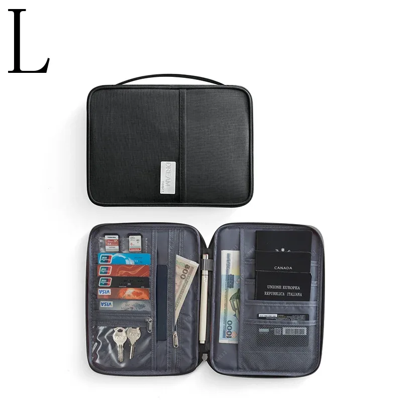 packs de passeport portefeuille porte-passeport familial multi-fonctionnel étui à documents organisateur accessoires de voyage sac à documents porte-carte