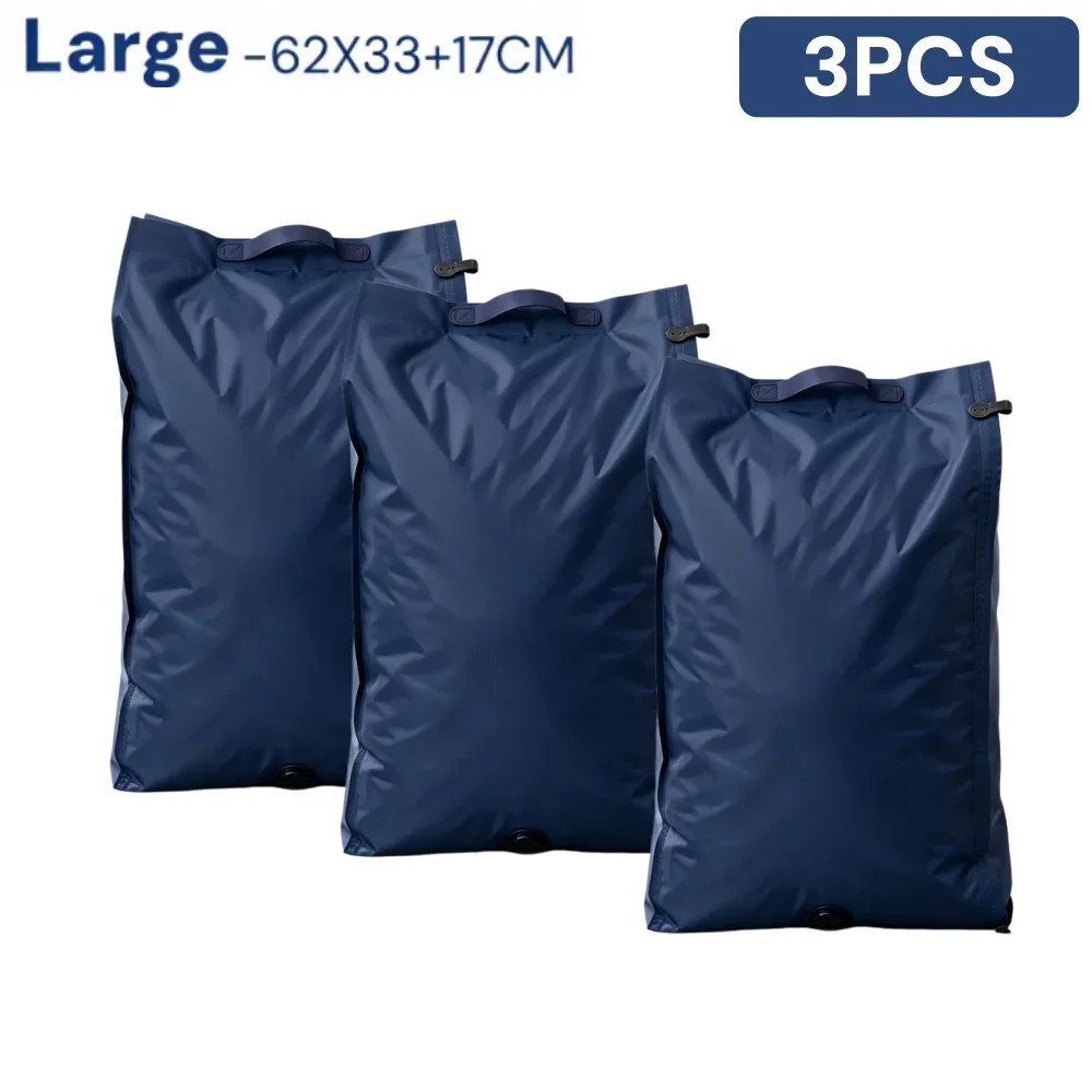 sacs de rangement sous vide pour voyage, économiseurs d'espace, réutilisables, résistants à la poussière et à l'humidité, sacs de compression durables pour valises de voyage