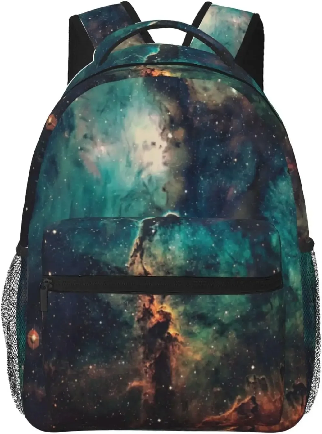 stratravelling-sac à dos léger pour ordinateur portable pour hommes et femmes, sac à dos universitaire, sac à dos décontracté, constellations magiques, soleil, lune, étoile