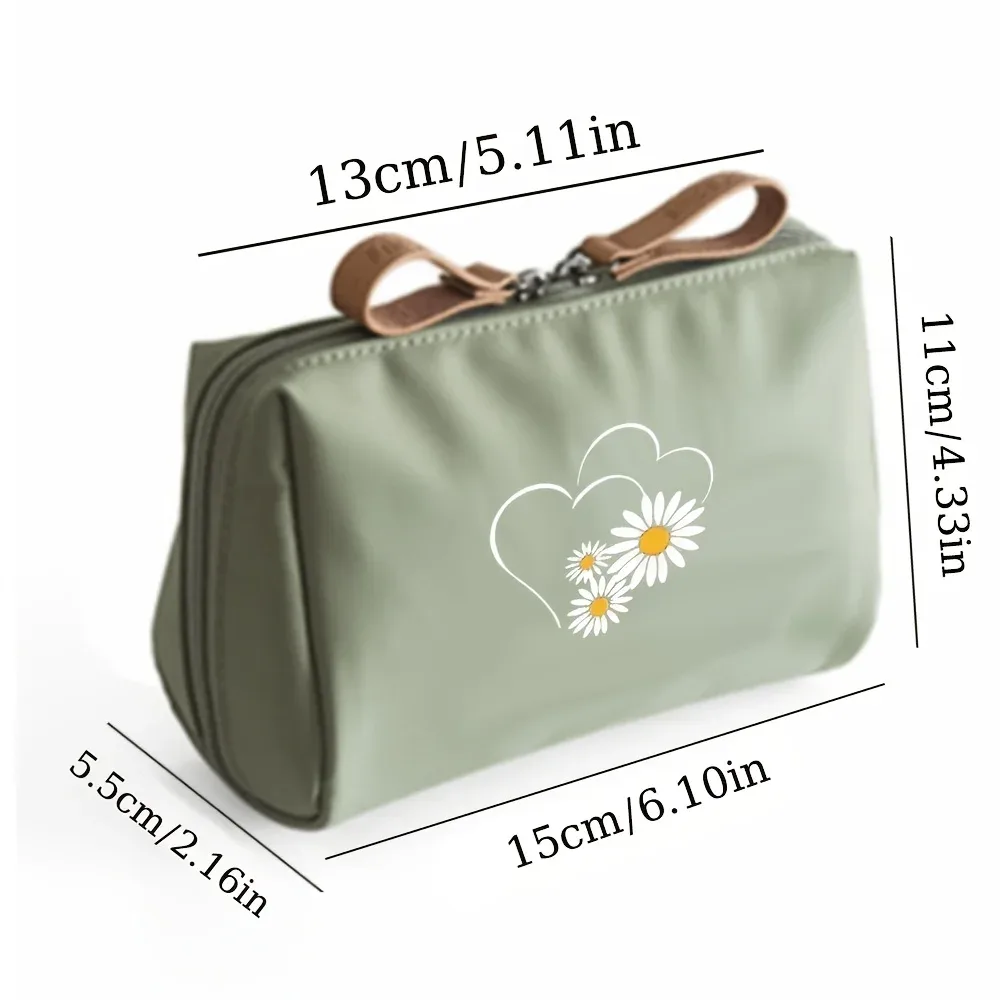 trousse de maquillage multifonctionnelle pour femmes, mini trousse de maquillage de voyage, trousse de rangement pour rouge à lèvres, idéale pour les voyages d'affaires.