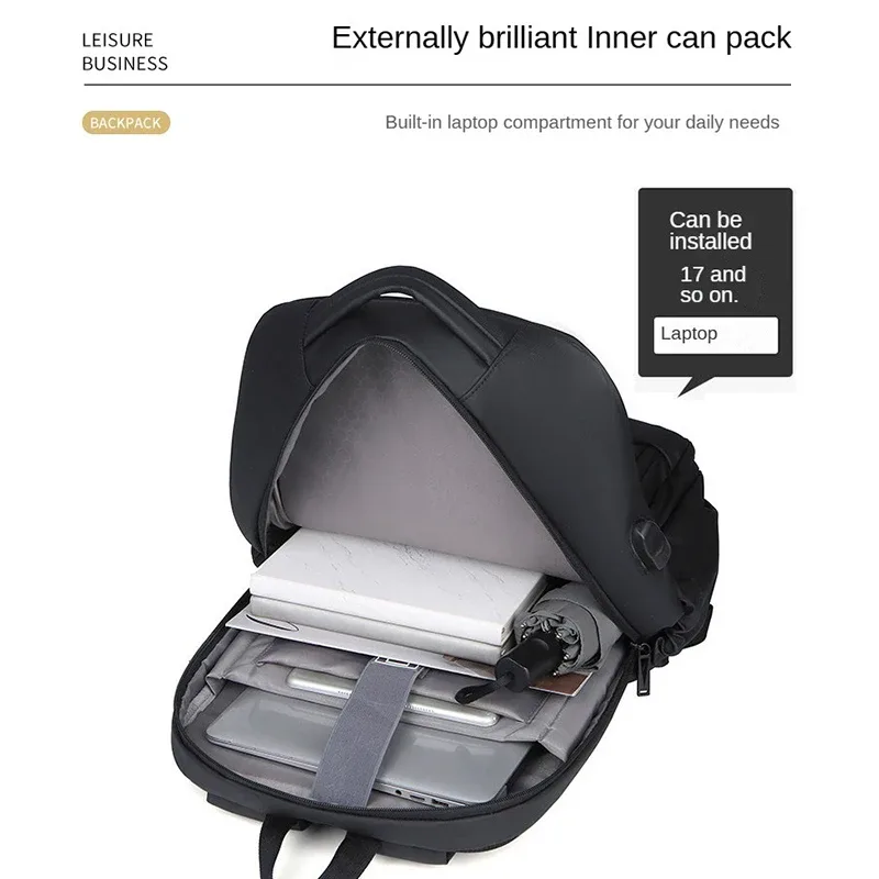 sac à dos grande capacité pour homme, logo personnalisé, sac à dos de voyage haut de gamme, sac à dos tendance pour femme, sac à dos de navettage, sac à dos imperméable pour ordinateur