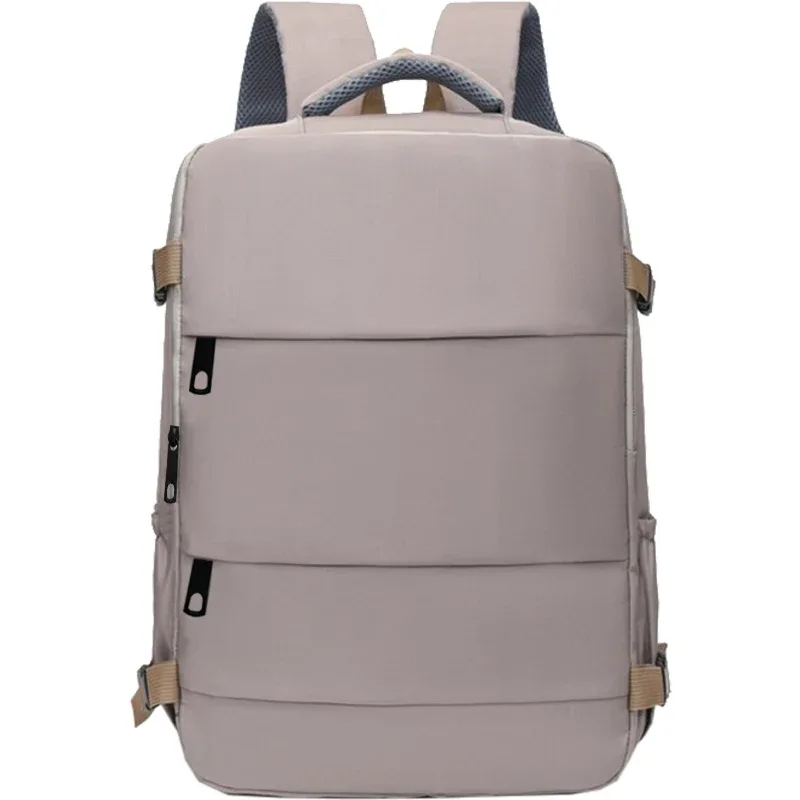 sac à dos pour ordinateur portable résistant à l'eau, polyvalent au quotidien, design unisexe tendance, poches latérales pour bouteille d'eau et petits accessoires