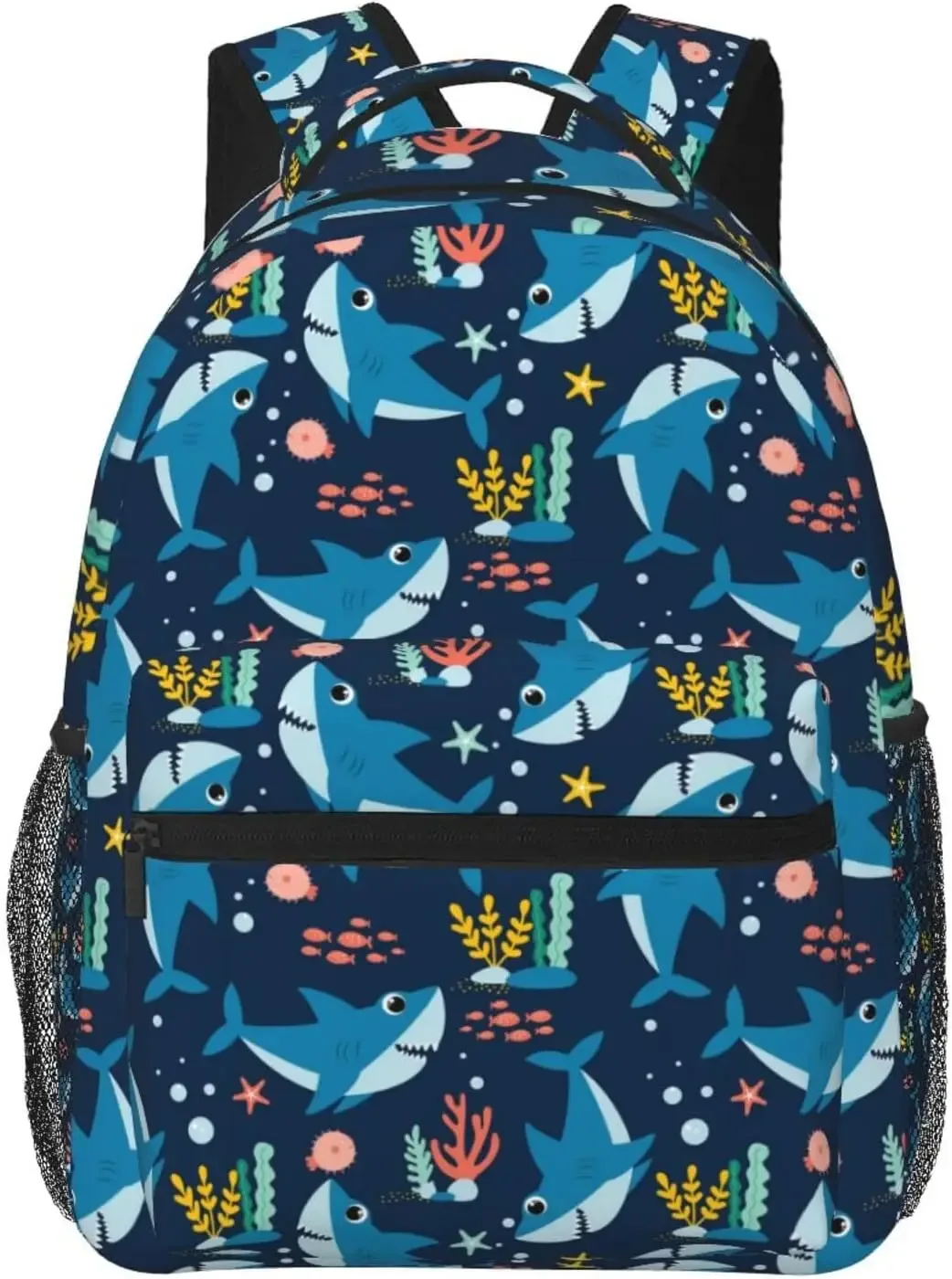 sac à dos shlavabo sharks pour hommes et femmes, sac à dos d'ordinateur, sac à livres, voyage, randonnée, camping, mode