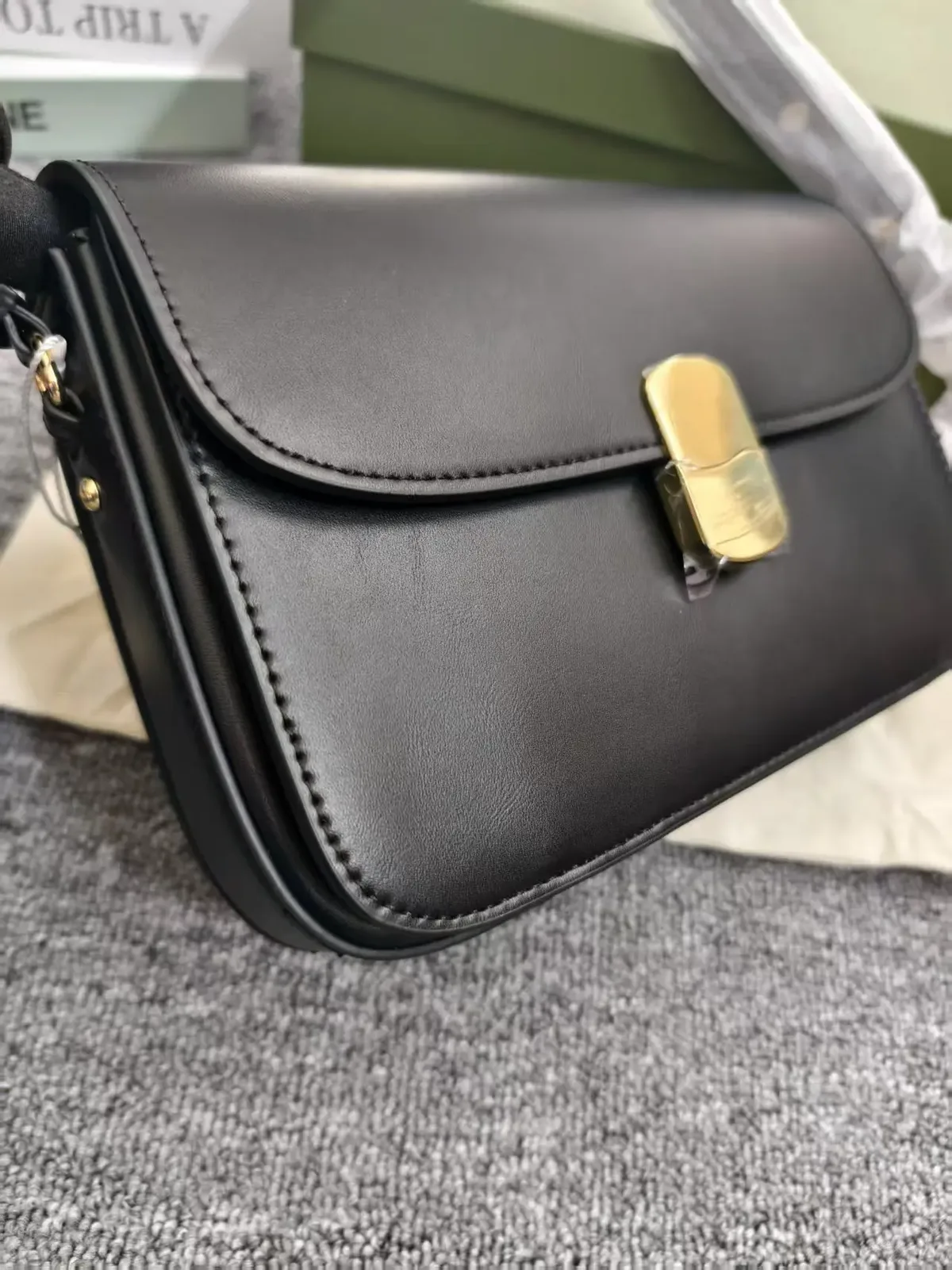 nouveau sac à main femme 2026 tendance parisien en cuir maillard décontracté avec fermeture métallique – sacs tofu