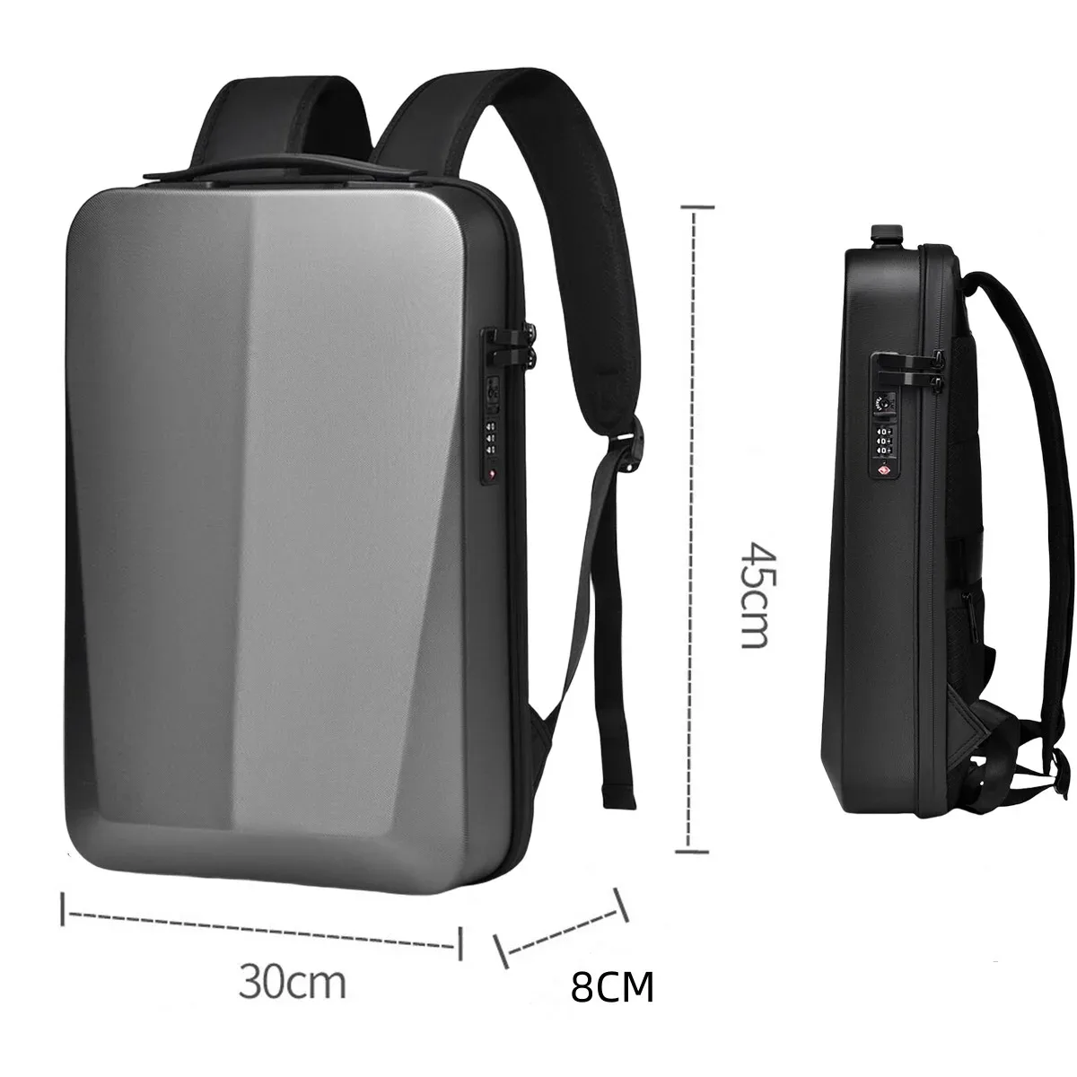 sac à dos pour ordinateur portable imperméable pour homme, 15,6/17 pouces, extensible, coque rigide, sac de jeu, antivol tsa, charge usb, sacs de voyage d'affaires