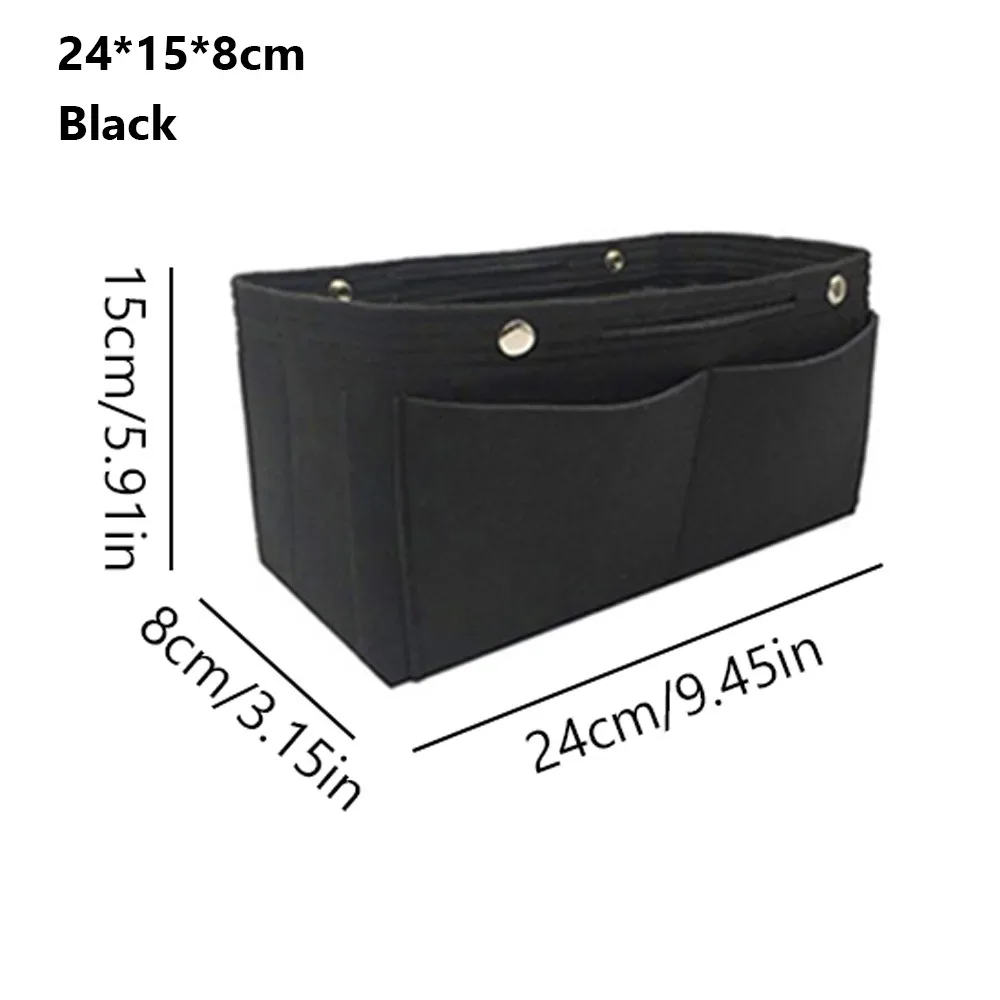 organisateur de sac à main en feutre simple, support de sac, doublure de sac à main de grande capacité, organisateur de rangement portable
