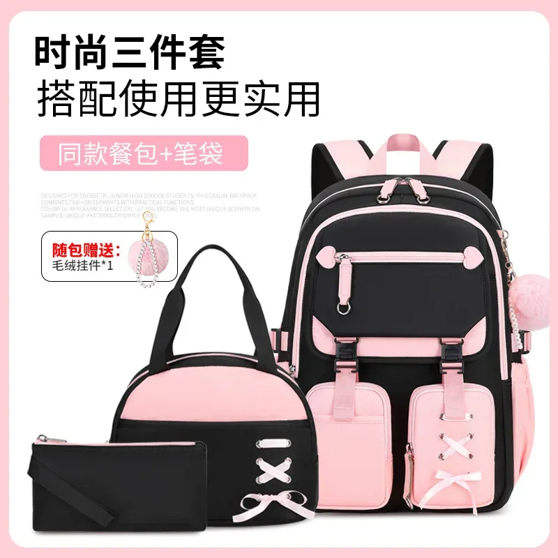 Sac à dos scolaire tendance pour filles, sacs d'école pour adolescentes, sac à dos pour ordinateur portable, sac à dos de voyage décontracté, sac à livres, cartable pour enfants, imperméable