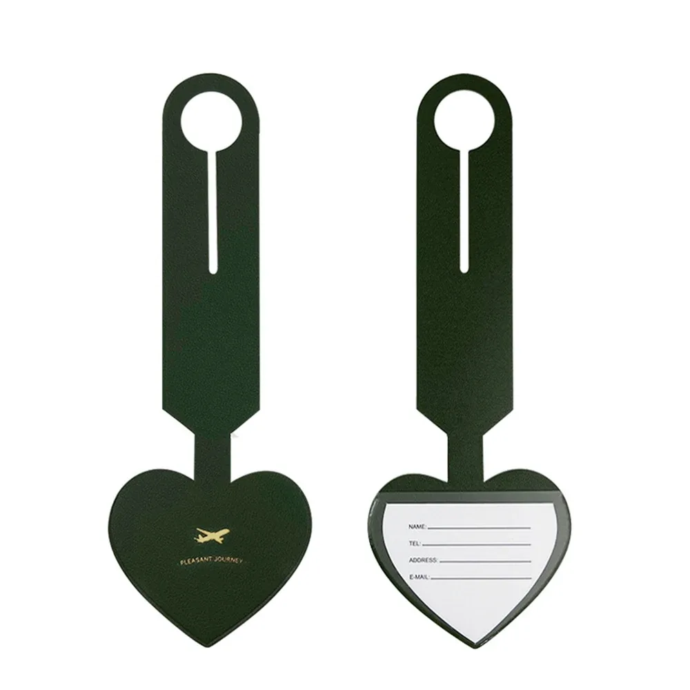 étiquette de bagage en forme de cœur avec lettres personnalisées fantaisie, joli nom personnalisé pour hommes et femmes, logo, cadeau de mariage, accessoires de voyage, diy bricolage