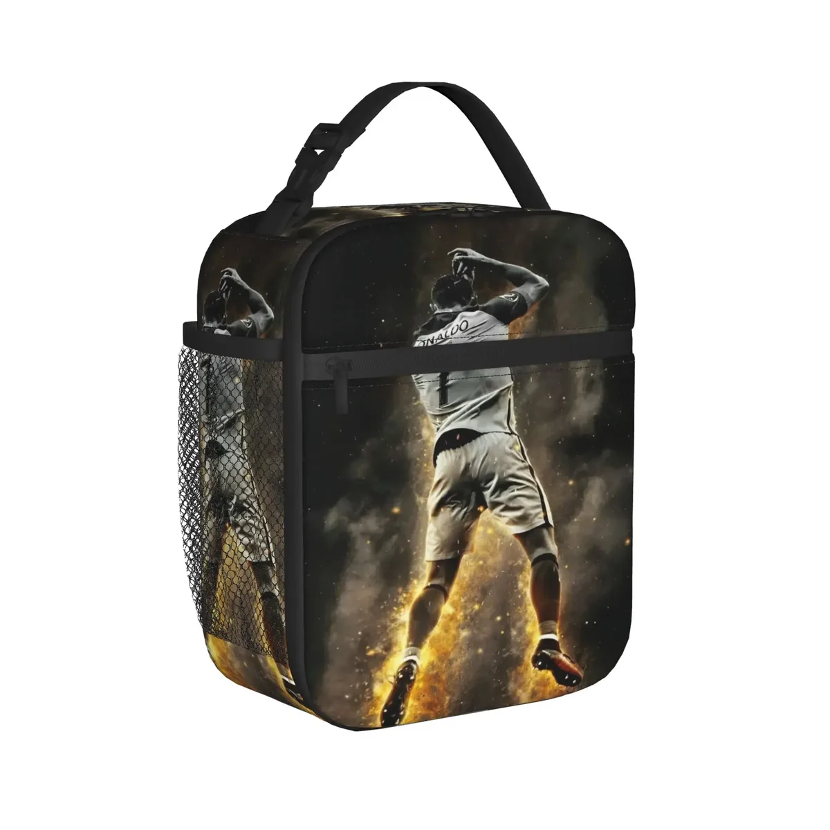 sac isotherme de football ronaldo cr7, sac à repas, boîte à lunch étanche, sac fourre-tout pour hommes et femmes, pour le travail et les activités de plein air