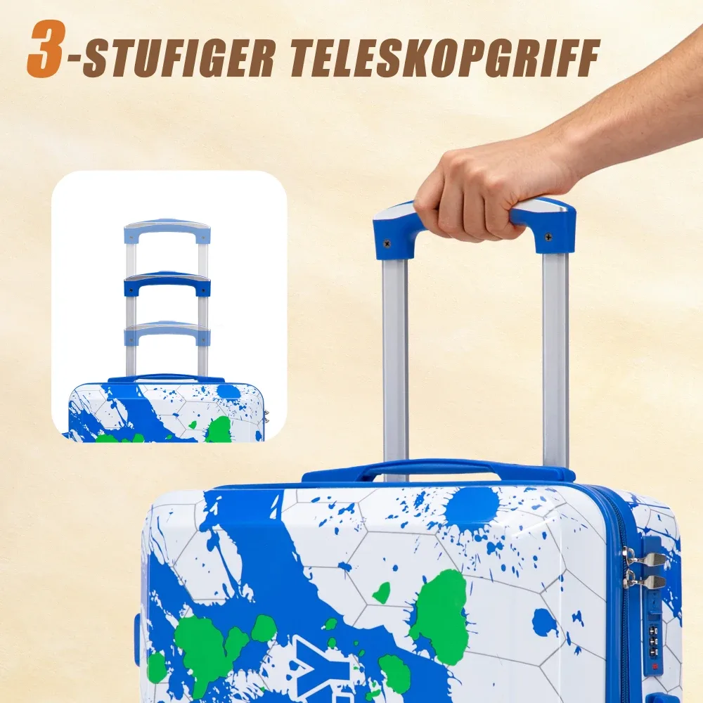 valise de voyage à roulettes avec serrure à combinaison pour hommes et femmes, valise à fermeture éclair à roulettes pour bagages
