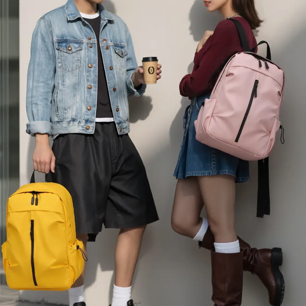 sac à dos d'ordinateur personnalisé avec logo, membrane étanche, pour couple, vente en gros, sacs à dos à la mode avec nom d'image