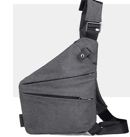 dienqi anti-vol hommes sac de poitrine étanche poitrine pack voyage poche personnelle tactique mâle sac à bandoulière poitrine sac à bandoulière pauch
