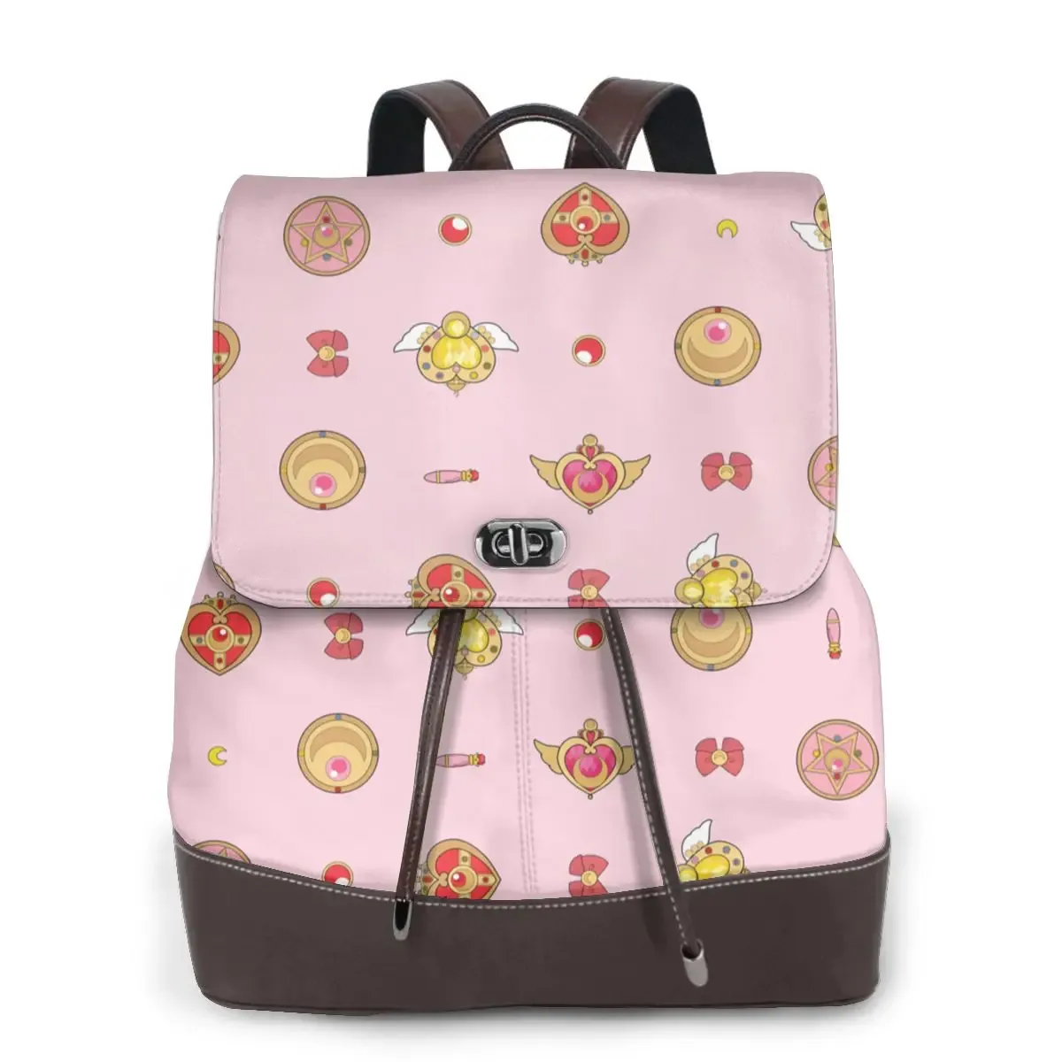 s-sailor-m-moon nouveau sac à dos pour femme tendance, sac à dos en cuir de haute qualité, sac à dos simple et élégant, sac à dos de grande capacité