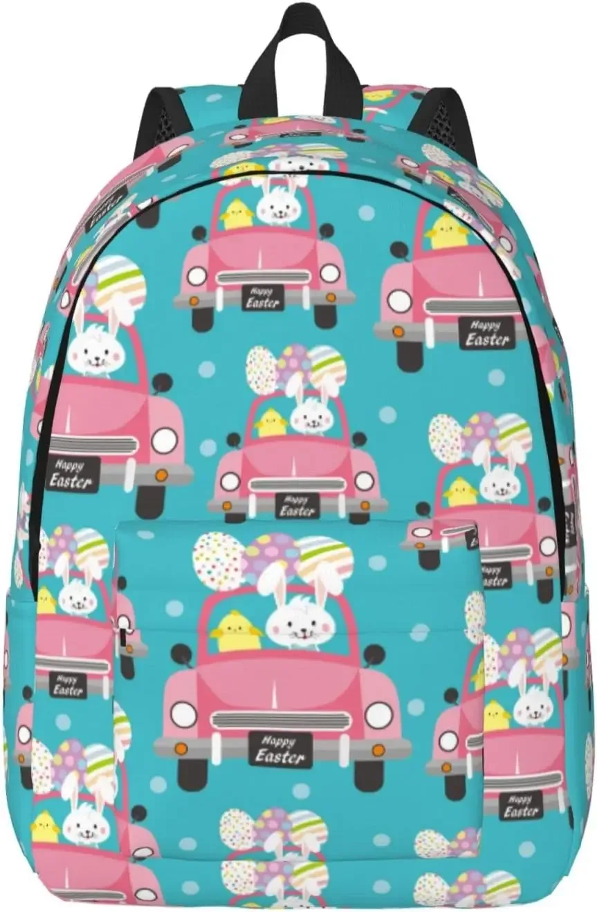 sac à dos en toile de dessin animé léger pour hommes et femmes, sac de voyage décontracté, sac à dos extérieur, sac à dos pour ordinateur portable, camion