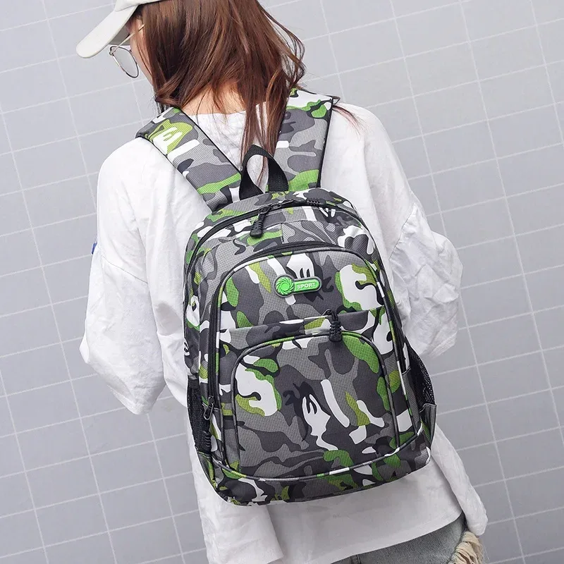 sac à dos scolaire camouflage hommes sacs à dos voyage enfants cartable pour cool garçon sacs d'école militaires pour adolescents garçons filles mochila