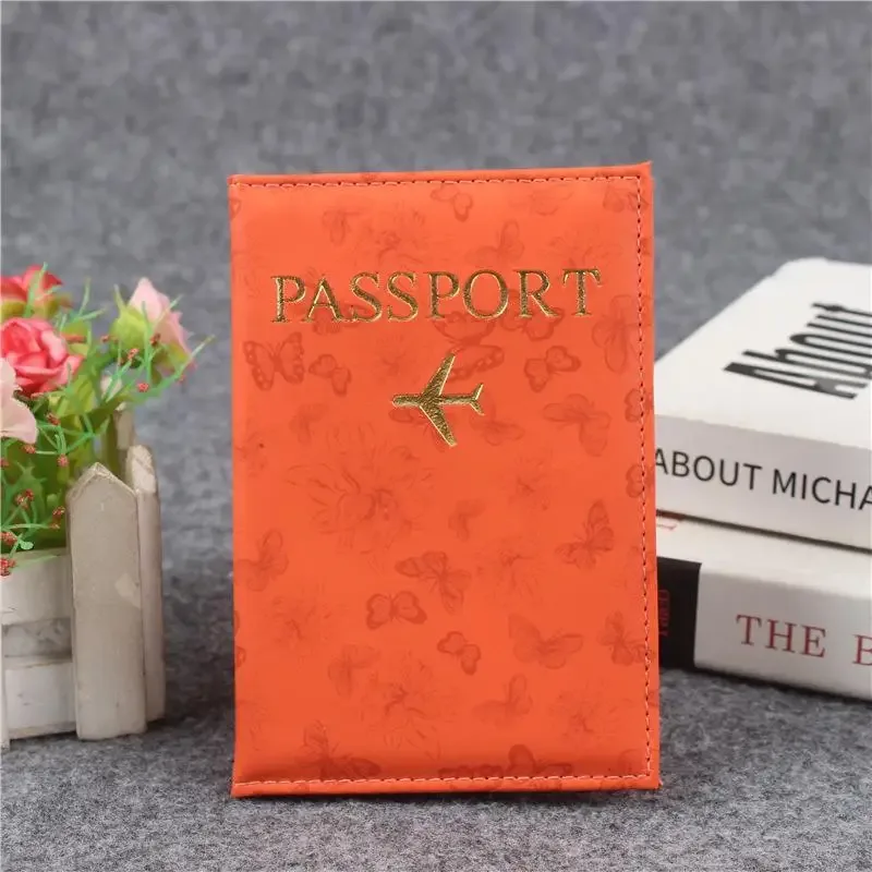 housse de passeport en cuir pu pour hommes et femmes - organiseur - porte-cartes de protection - housses pour documents d'identité - étui de voyage pour passeport 1 pièce
