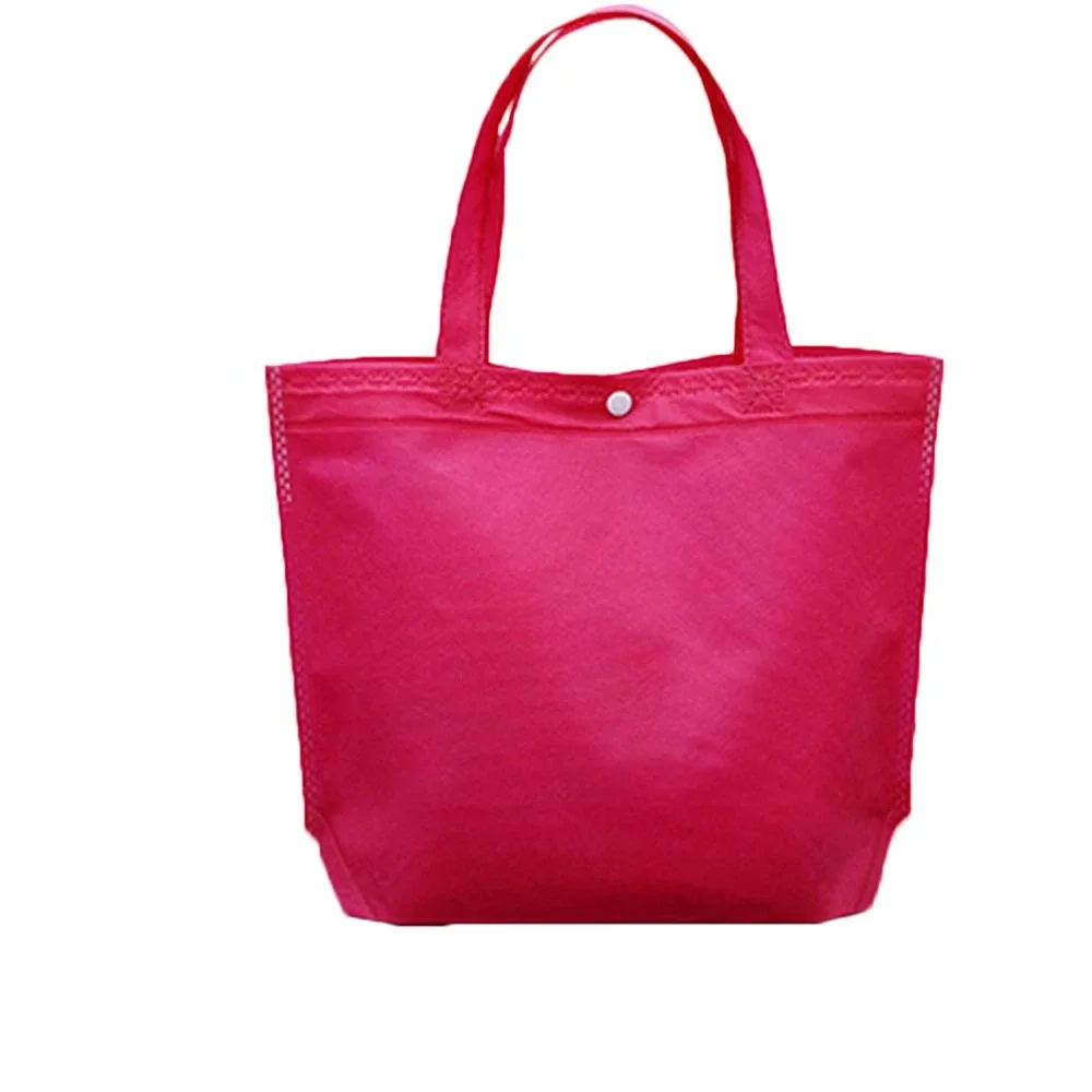 sac fourre-tout en toile écologique réutilisable et portable pour femmes, sac de shopping en tissu non tissé, sac de rangement pour épicerie