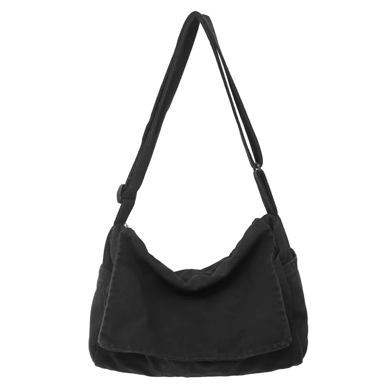 sac messager minimaliste de grande capacité pour hommes, sac à bandoulière décontracté, adapté aux vacances, aux activités de plein air, au déplacement quotidien