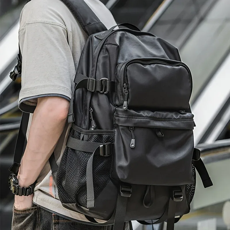 ZUOKEDISI Airlines Sac à dos de voyage pour ordinateur portable de 15,6 pouces approuvé avec boîte à chaussures et sangle à bagages, sac à dos de randonnée