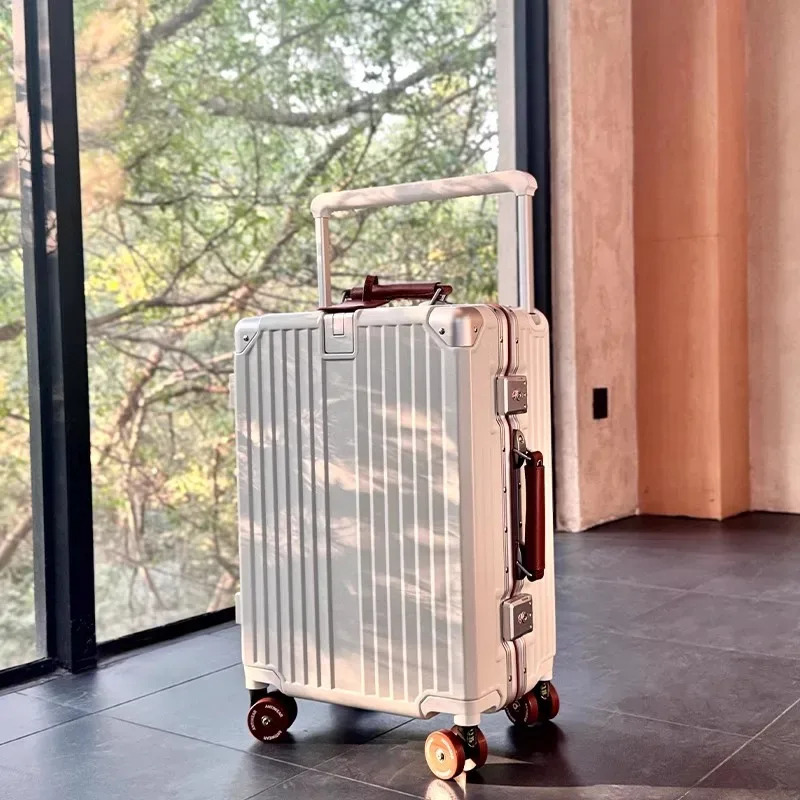 bagage à poignée télescopique à tube large pour femmes, valise à main de 20 pouces, nouveau style 2025, 2025