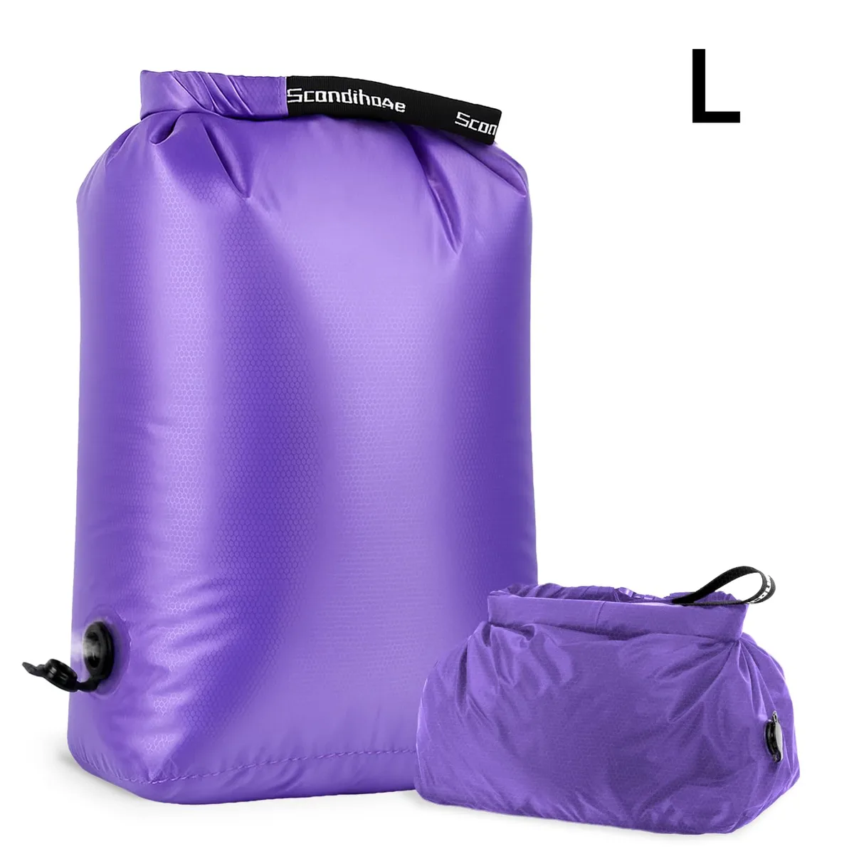 sac de rangement de voyage, sac de compression étanche sans pompe, sac sous vide, organisateur de vêtements, pochette gain de place pour le backpacking et la salle de sport